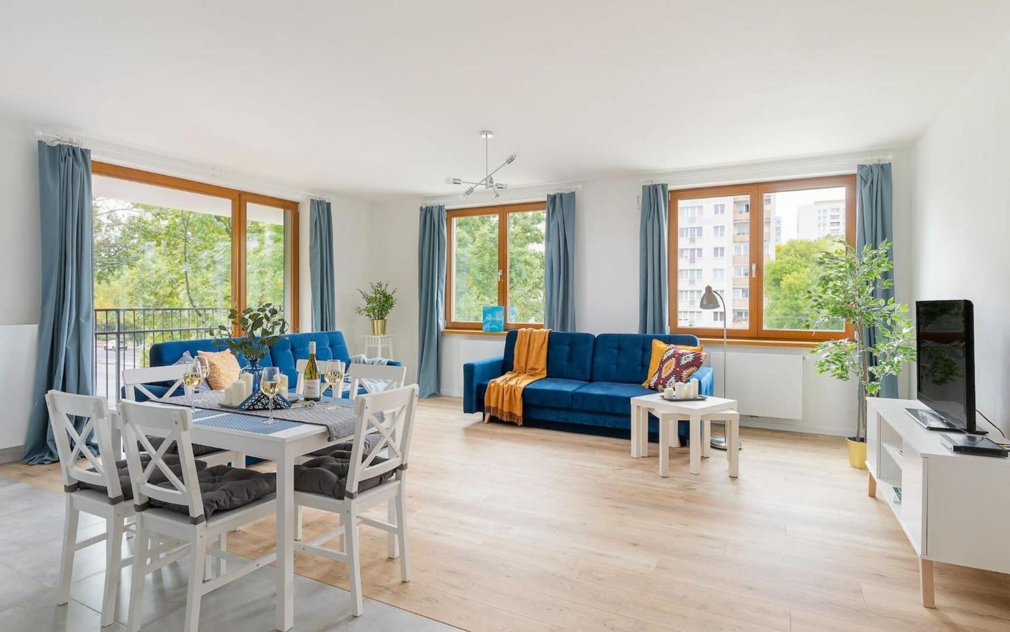 Pulawska 221 - Colorful Apartment With Balcony By Noclegi Renters Warschau Buitenkant foto