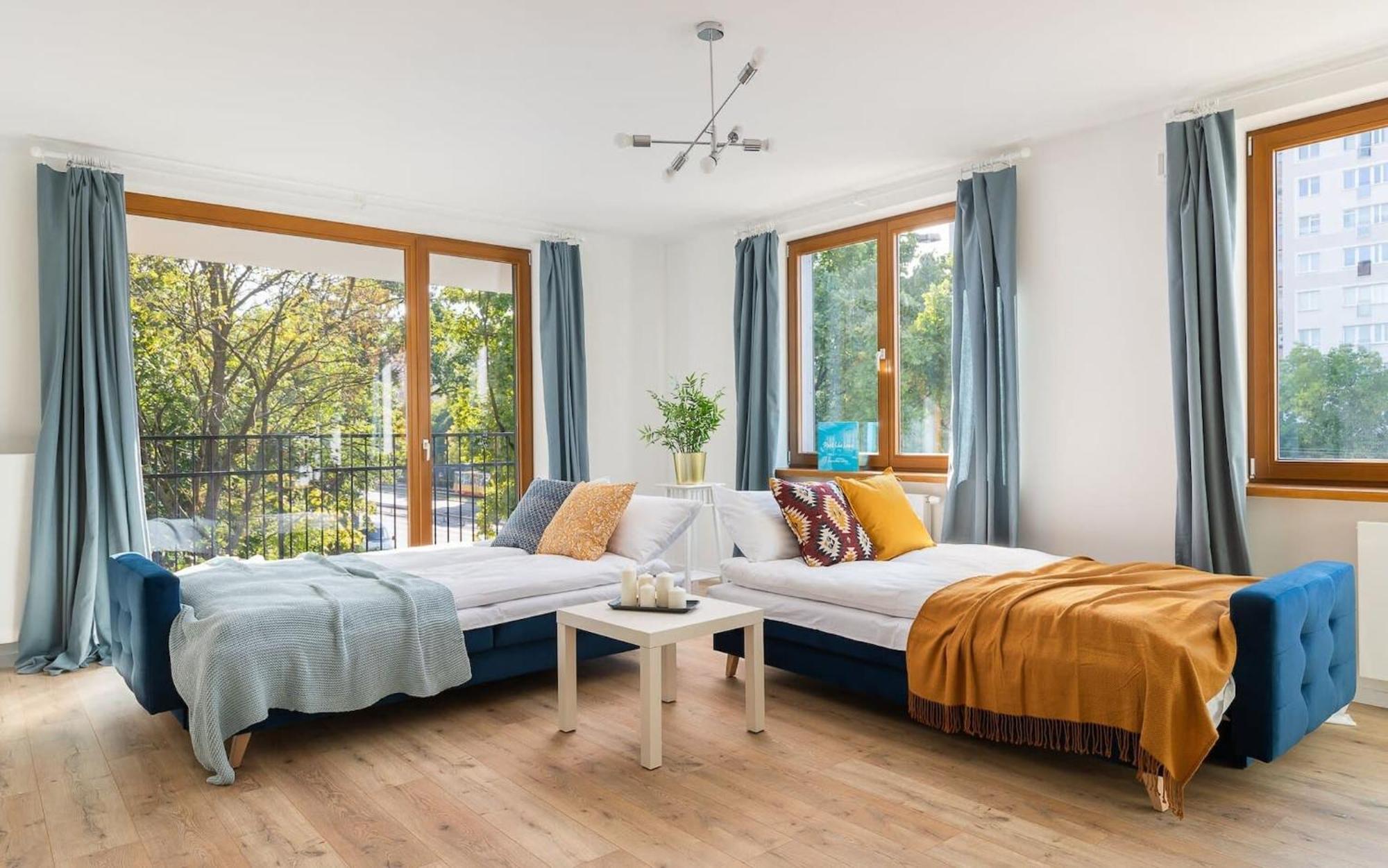 Pulawska 221 - Colorful Apartment With Balcony By Noclegi Renters Warschau Buitenkant foto